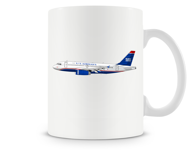 US Airways Airbus A319 Mug 15oz