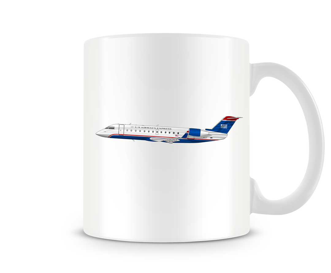 US Airways Express Bombardier CRJ200 Mug