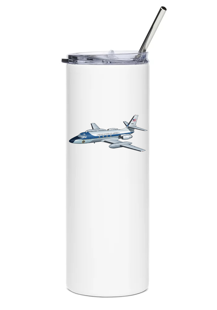 Lockheed VC-140B JetStar water tumbler