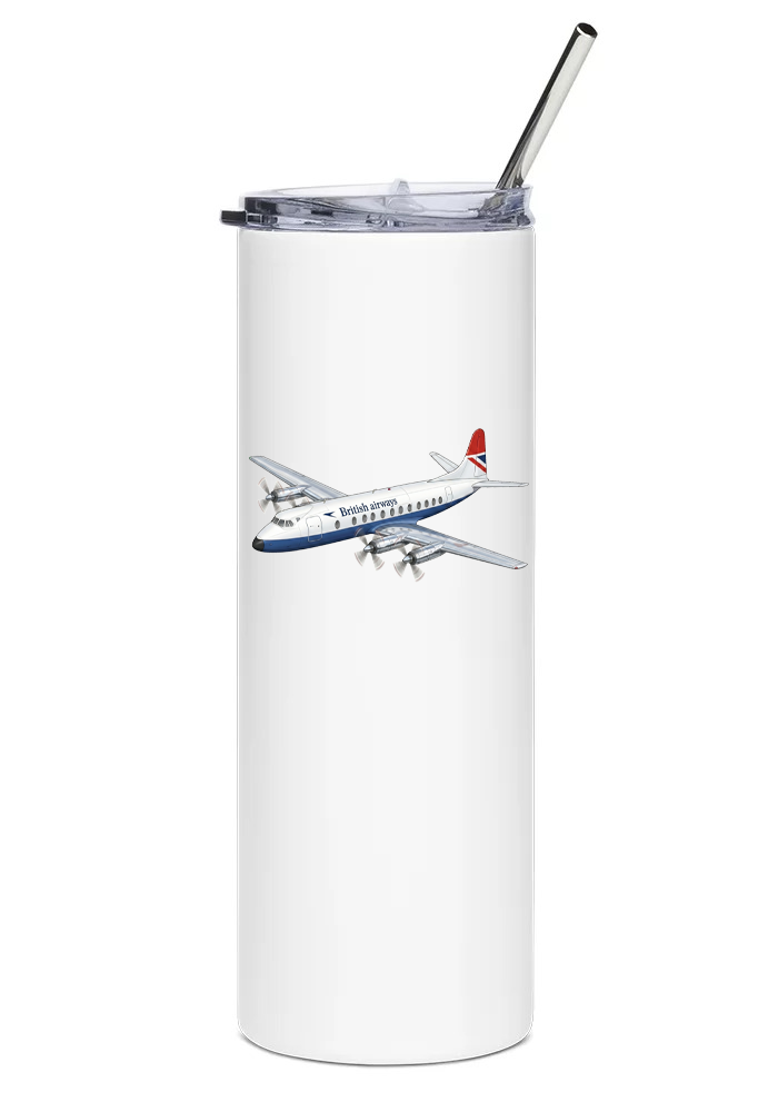 British Airways Vickers Viscount water tumbler