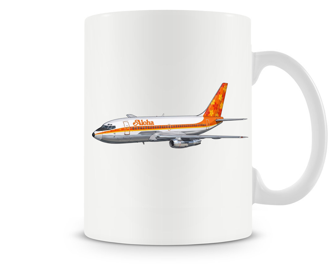 Aloha Airlines Boeing 737 mug