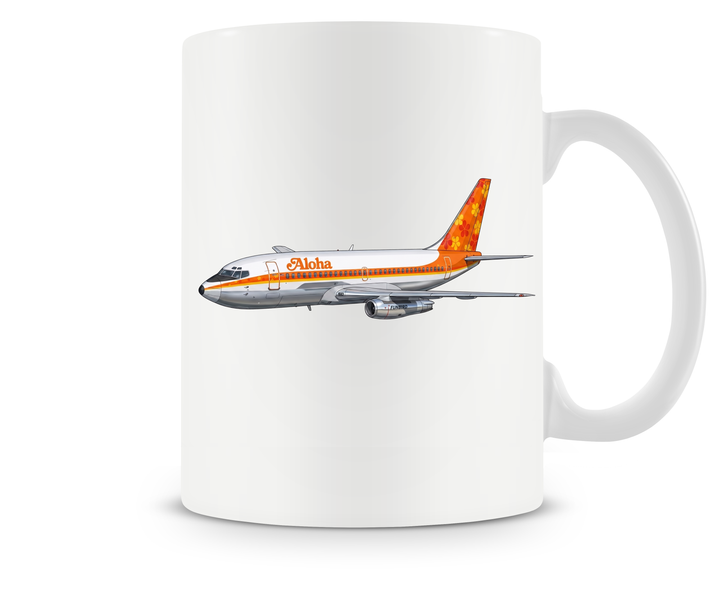 Aloha Airlines Boeing 737 mug