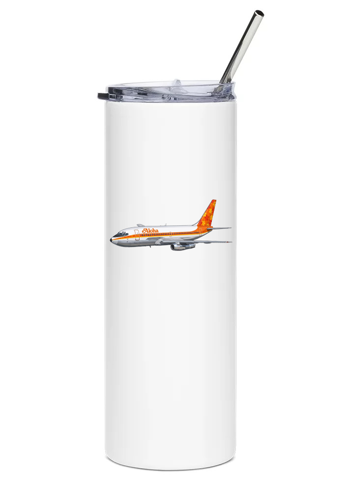 Aloha Airlines Boeing 737 water tumbler
