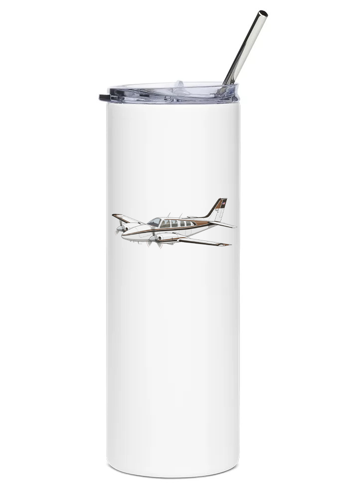 Beechcraft Baron 58P water tumbler