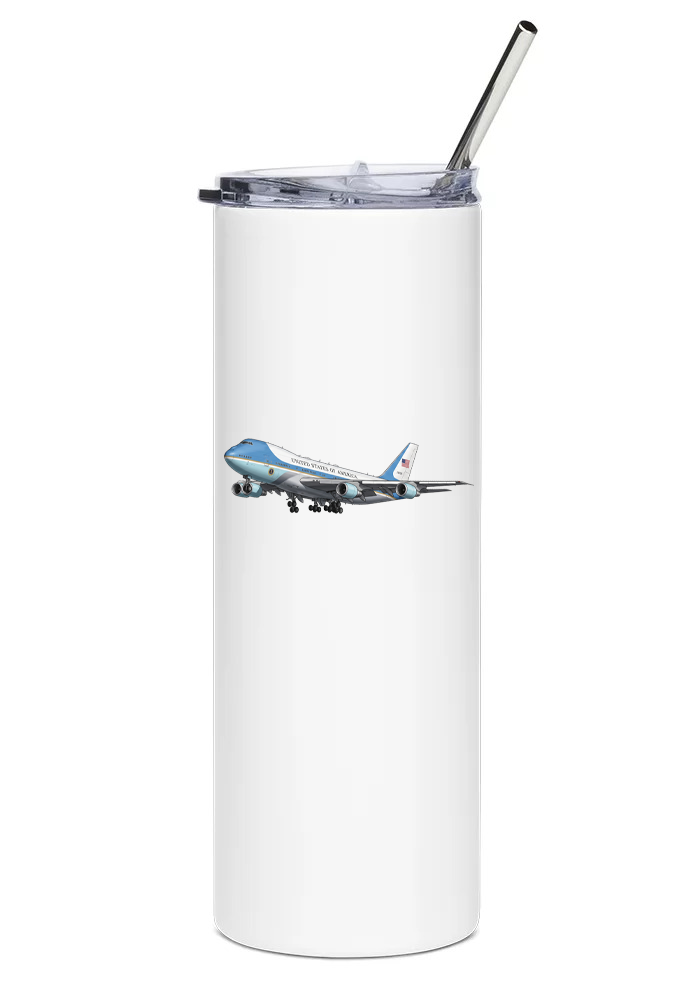 Boeing VC-25 Air Force One water tumbler