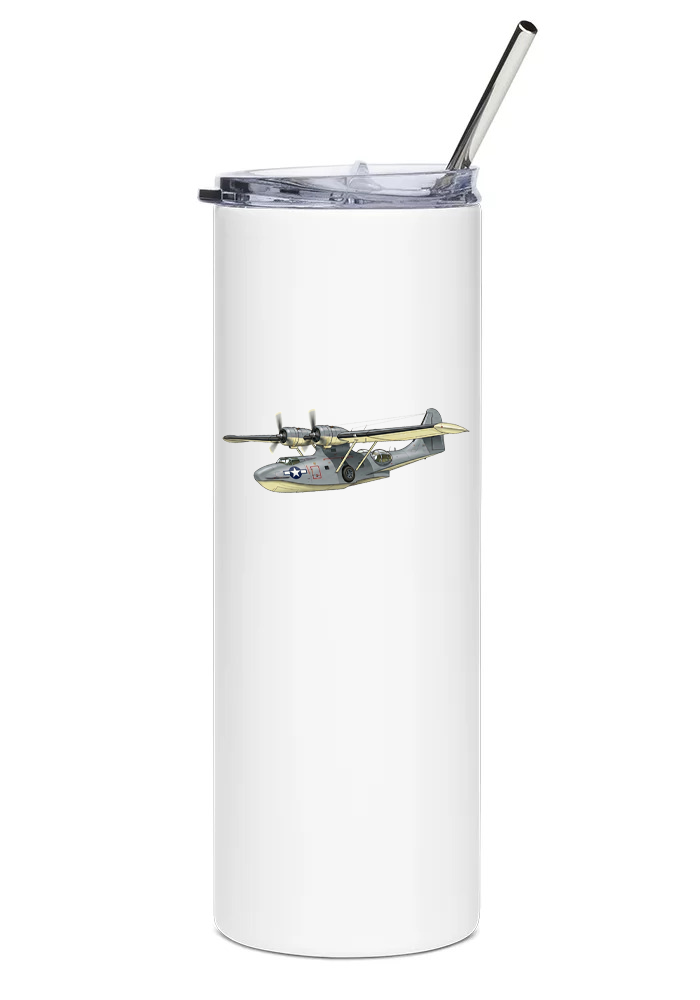 Consolidated PBY Catalina water tumbler