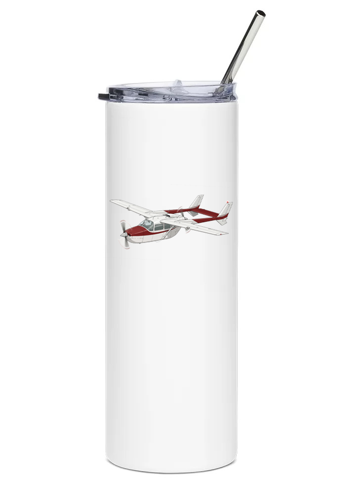 Cessna T337 Skymaster water tumbler