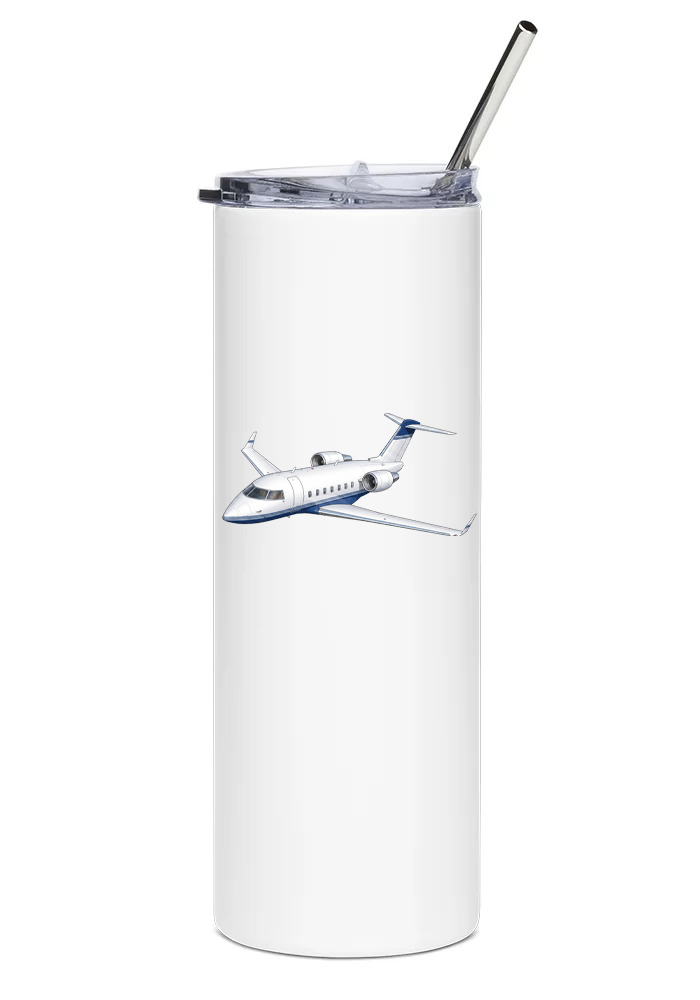 Bombardier Challenger 604 water tumbler