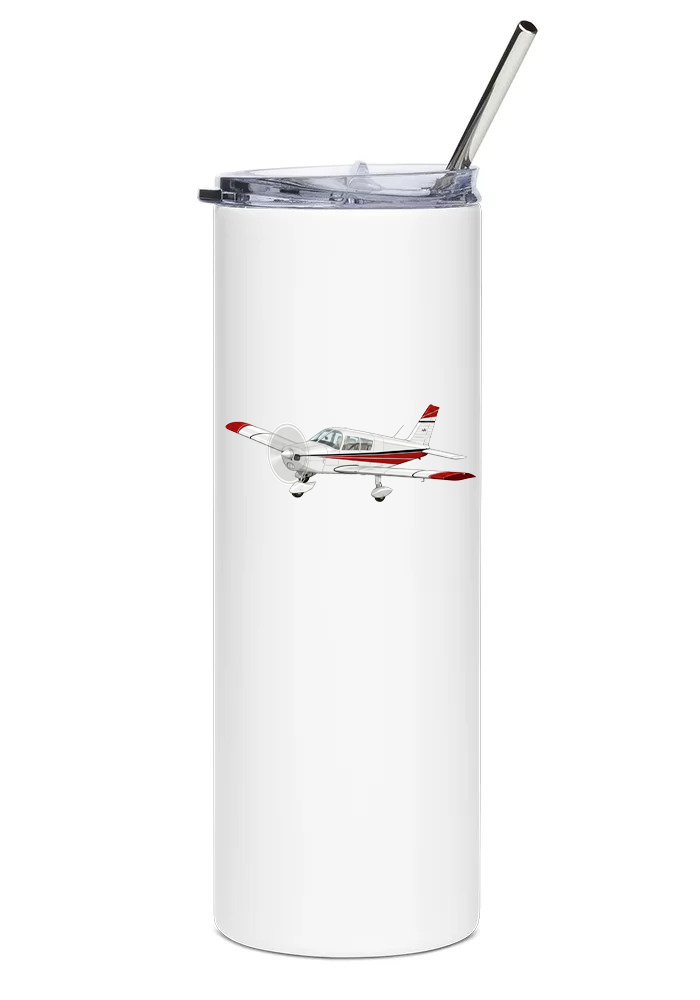 Piper Cherokee 140 water tumbler