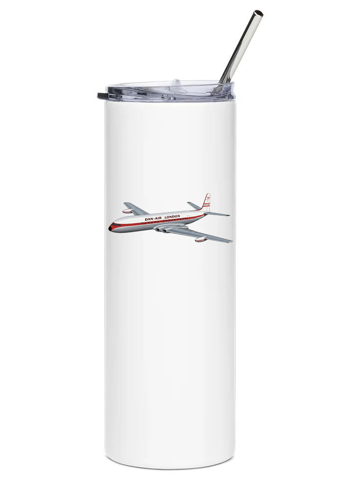 Dan Air de Havilland Comet water tumbler
