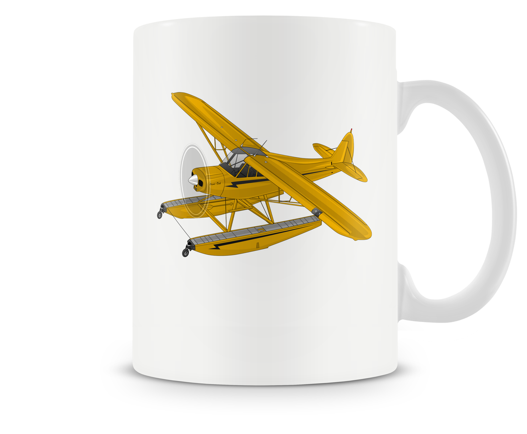 Piper Cub Floatplane Mug 15oz