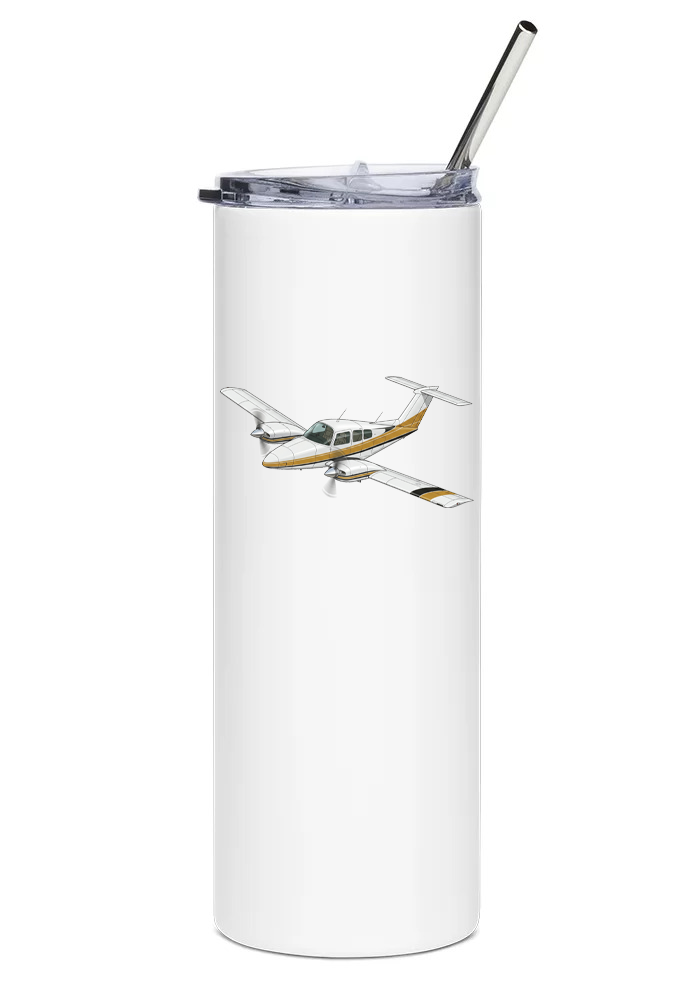  Beechcraft Duchess water tumbler