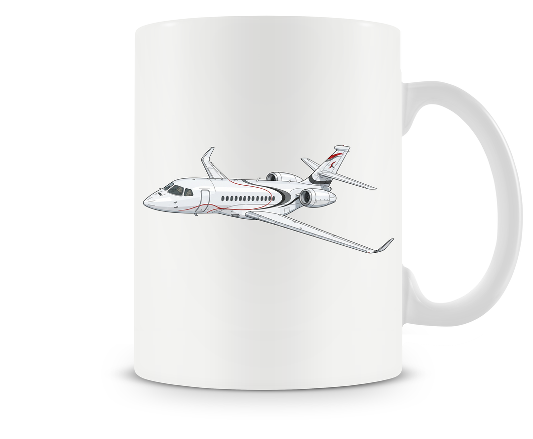 Dassault Falcon 6X mug