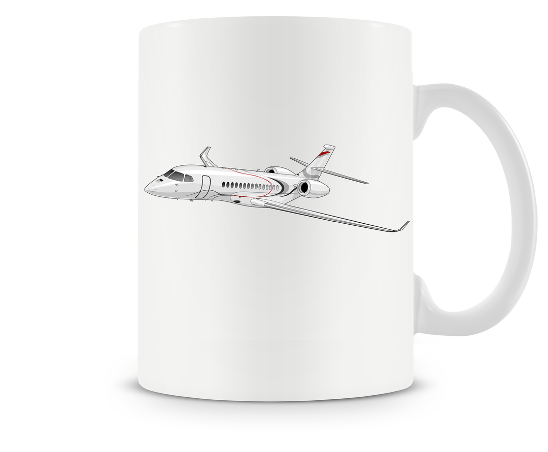 Dassault Falcon 6X 15oz. mug