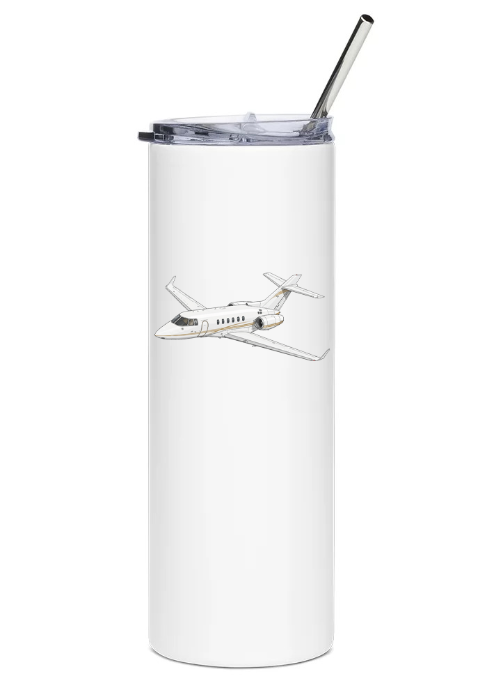 Hawker 800XP water tumbler