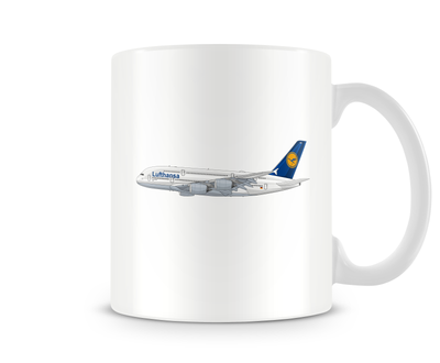 Lufthansa Airbus A380 Mug