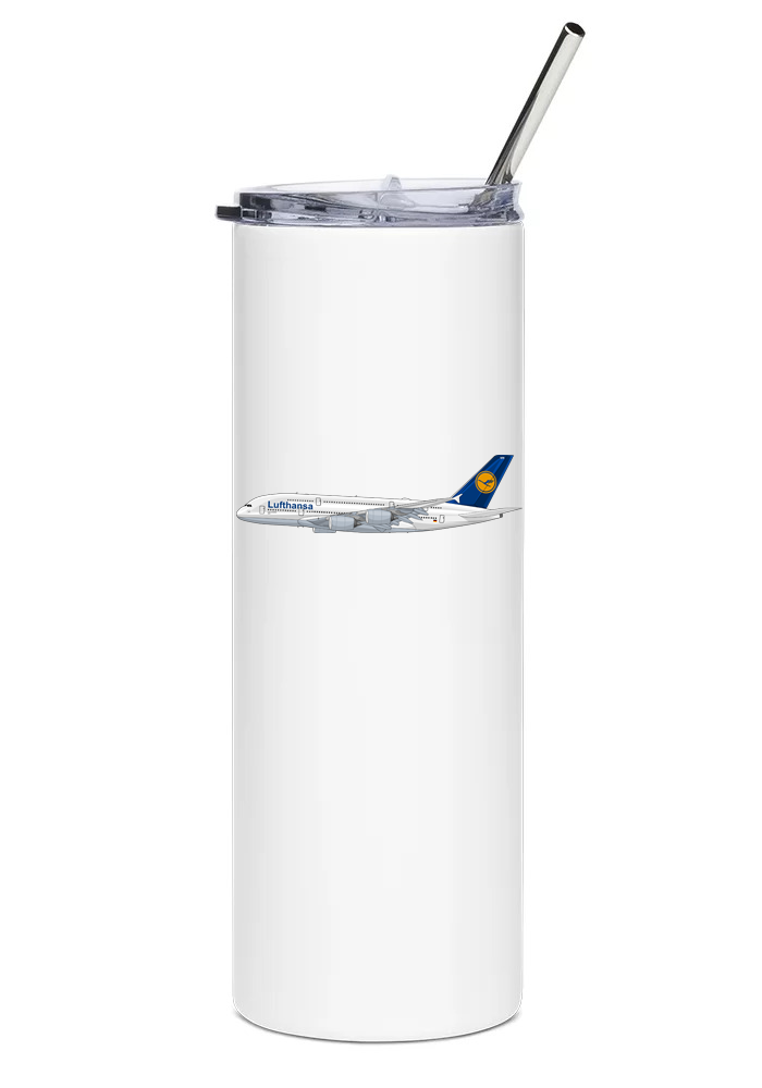 Lufthansa Airbus A380 water bottle