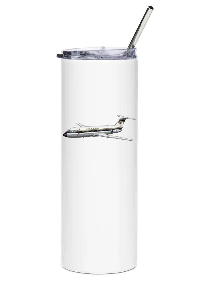 Mohawk Airlines BAC One-Eleven water tumbler