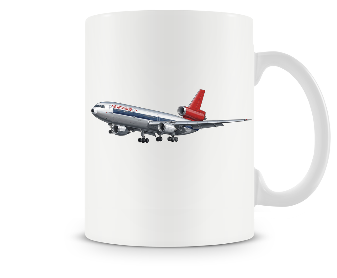 Northwest Airlines McDonnell Douglas DC-10 mug