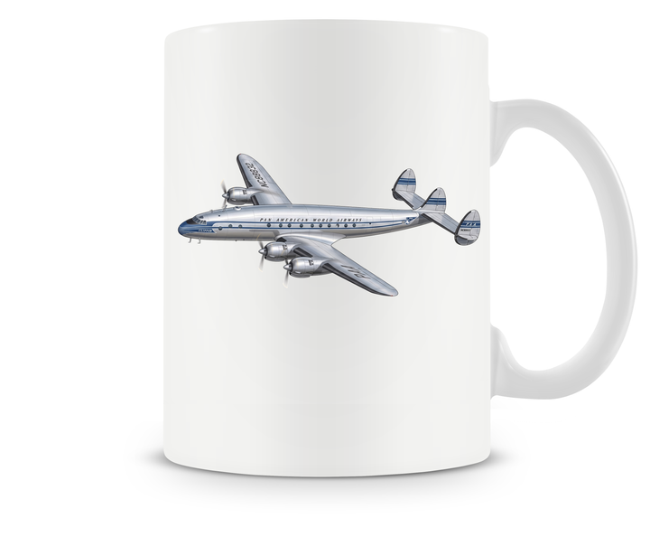 Pan Am Lockheed Constellation mug