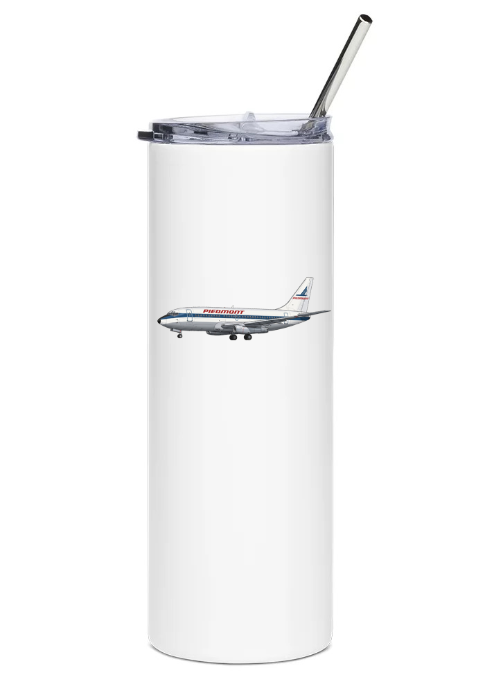 Piedmont Airlines Boeing 737 water tumbler