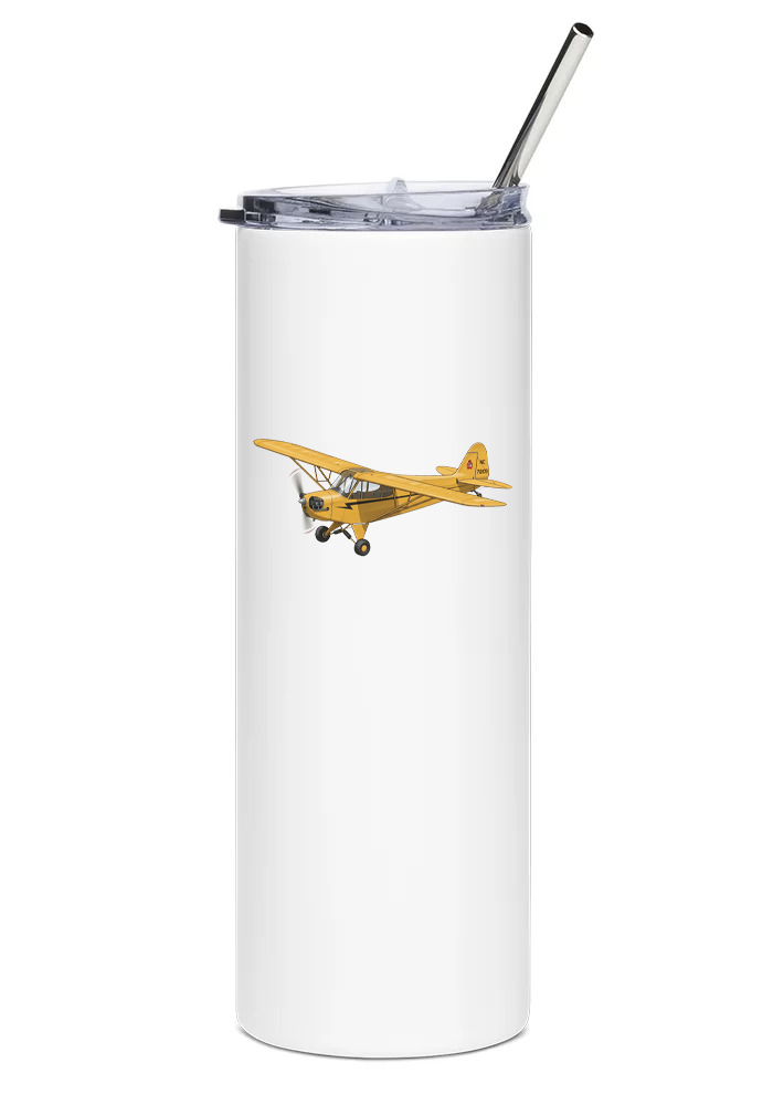 Piper Cub water tumbler