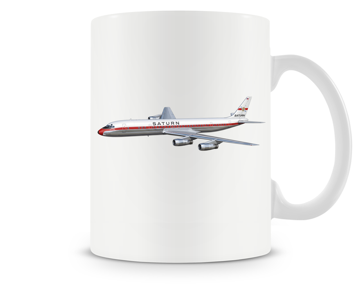 Saturn Airways Douglas DC-8 mug