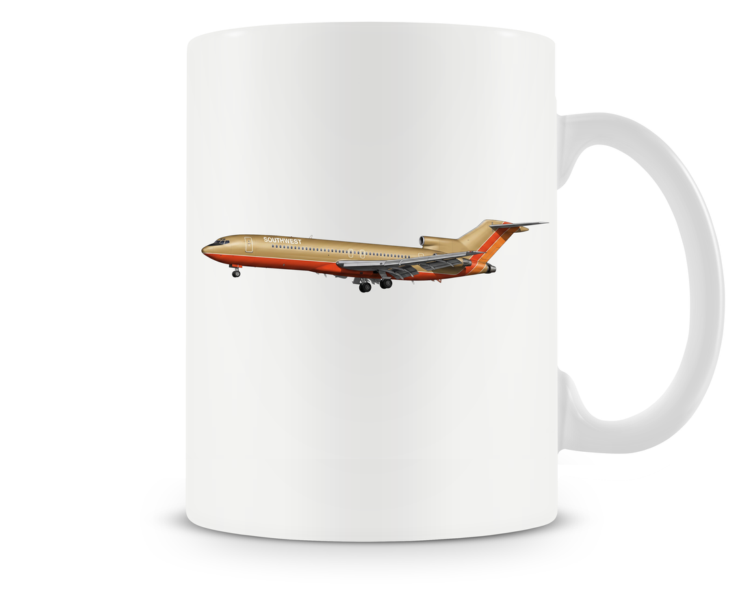 Southwest Airlines Boeing 727 mug