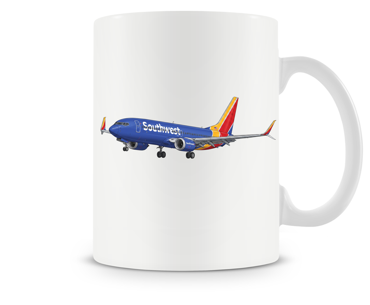 Southwest Airlines Boeing 737 MAX mug