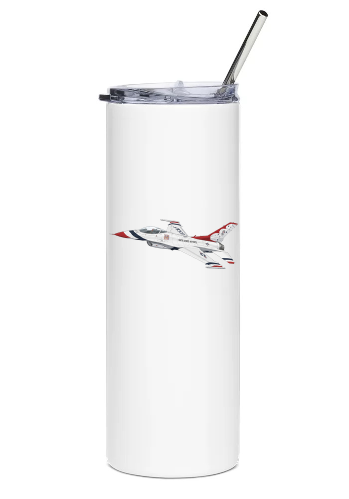 General Dynamics F-16 'Thunderbirds' water tumbler