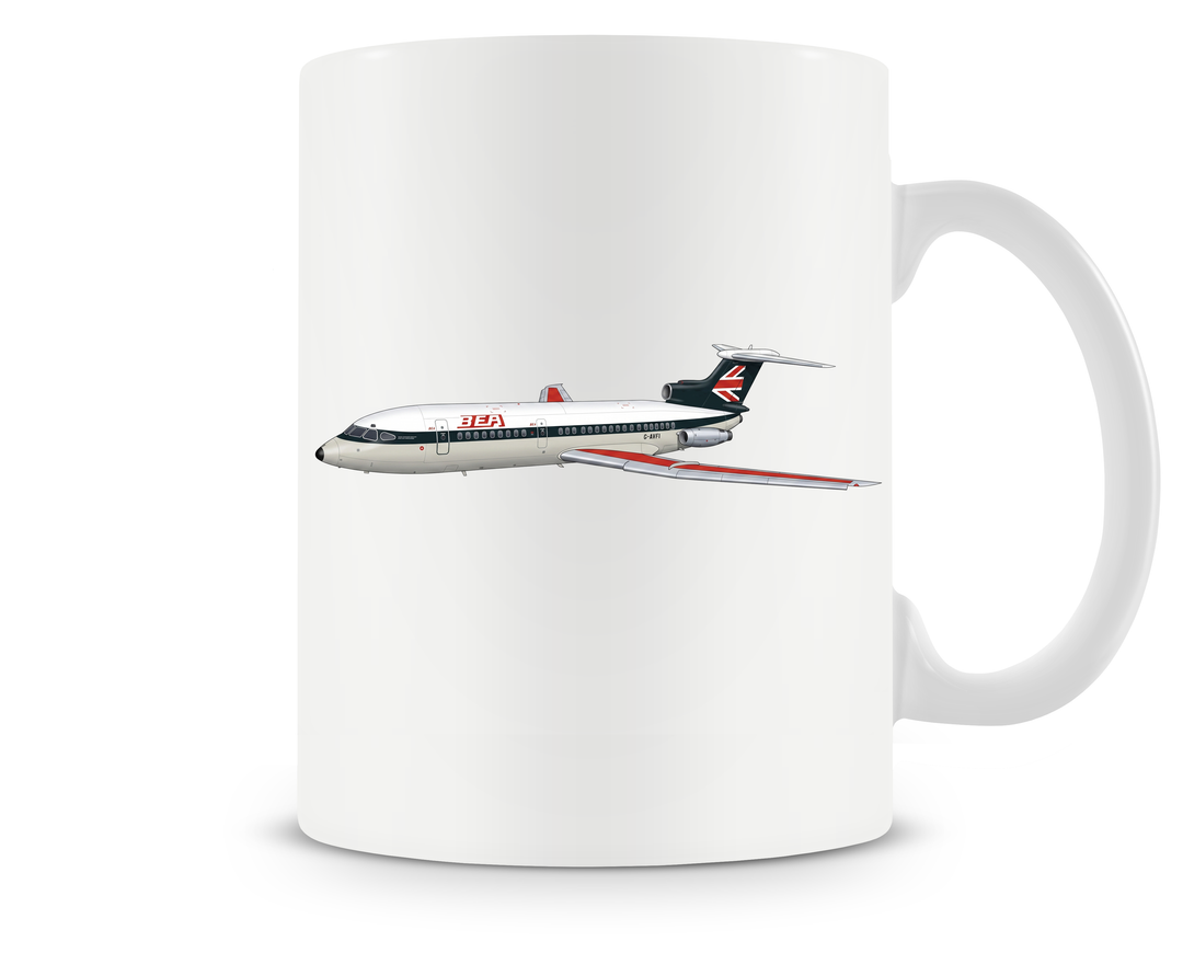 British European Airways Hawker Siddeley Trident mug