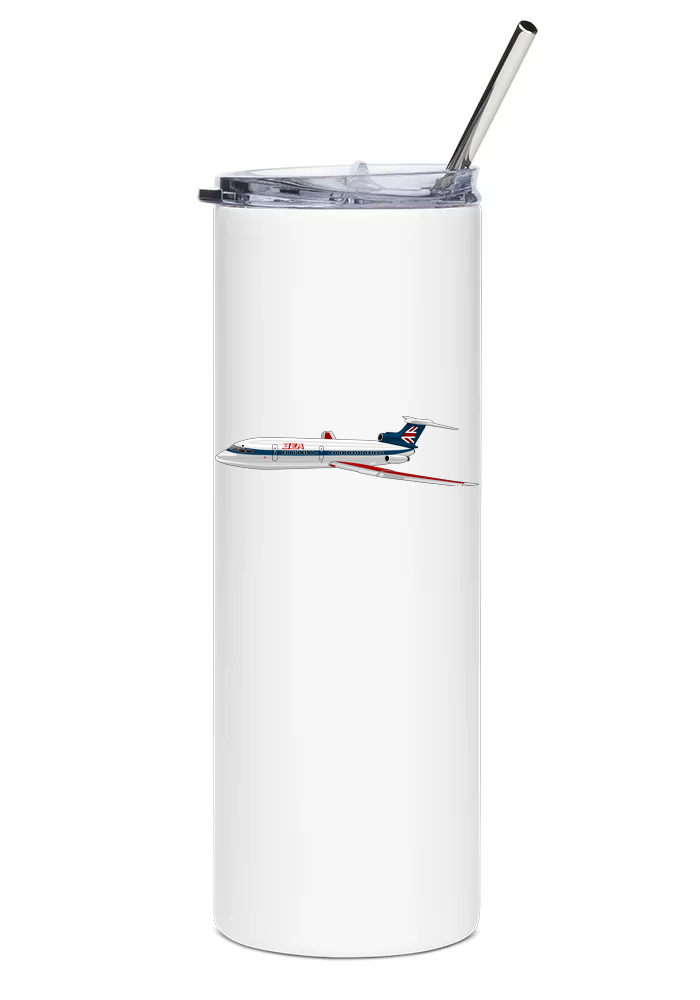 British European Airways Hawker Siddeley Trident water bottle