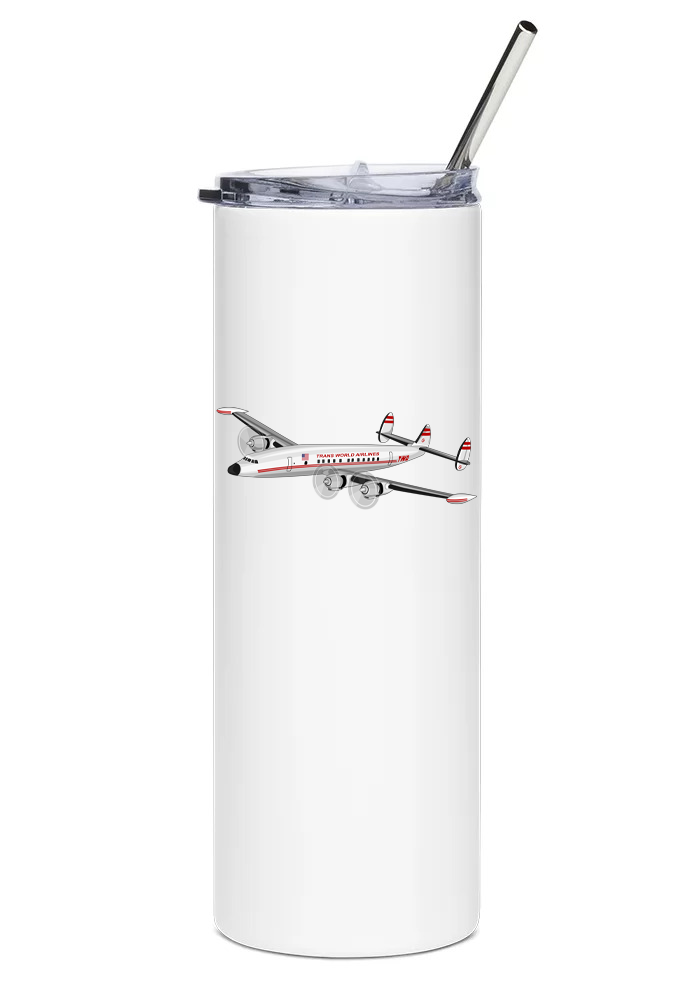 TWA Lockheed Constellation water bottle