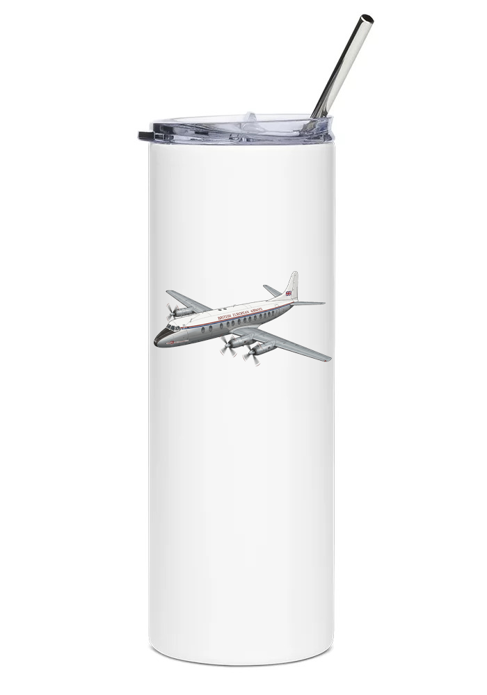 British European Airways Vickers Viscount water tumbler