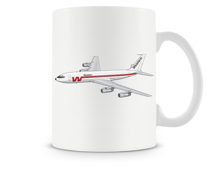 Western Airlines Boeing 707 mug
