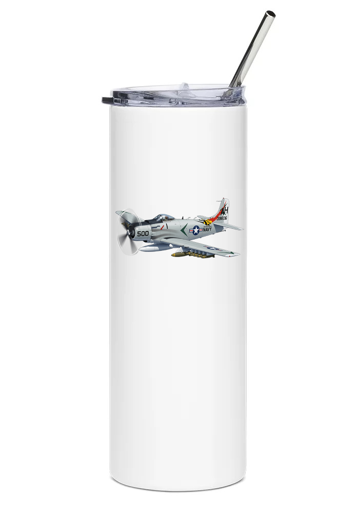  Douglas A-1 Skyraider water tumbler