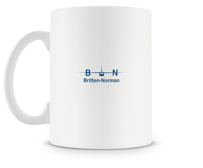 back Britten-Norman BN-2 Islander Mug 15oz