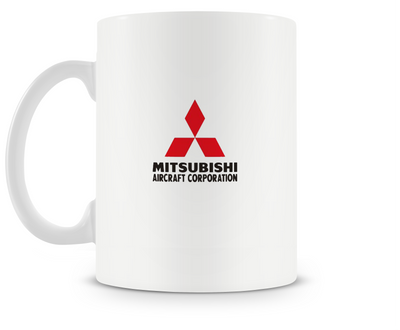 back Mitsubishi MU-2P Mug 15oz
