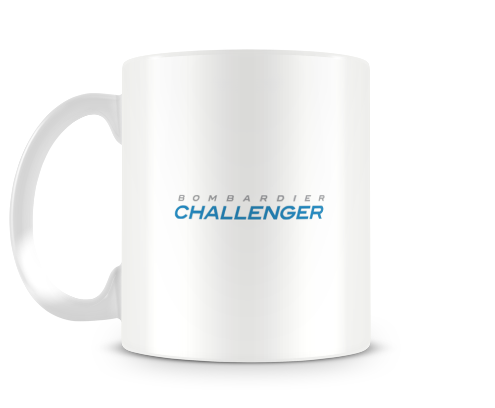 back Bombardier Challenger 300 Mug