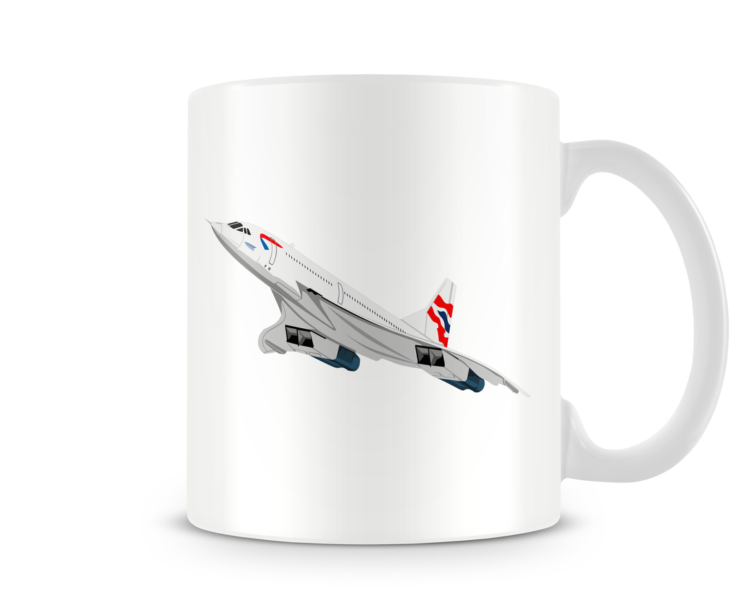 British Airways Concorde Mug - Aircraft Mugs