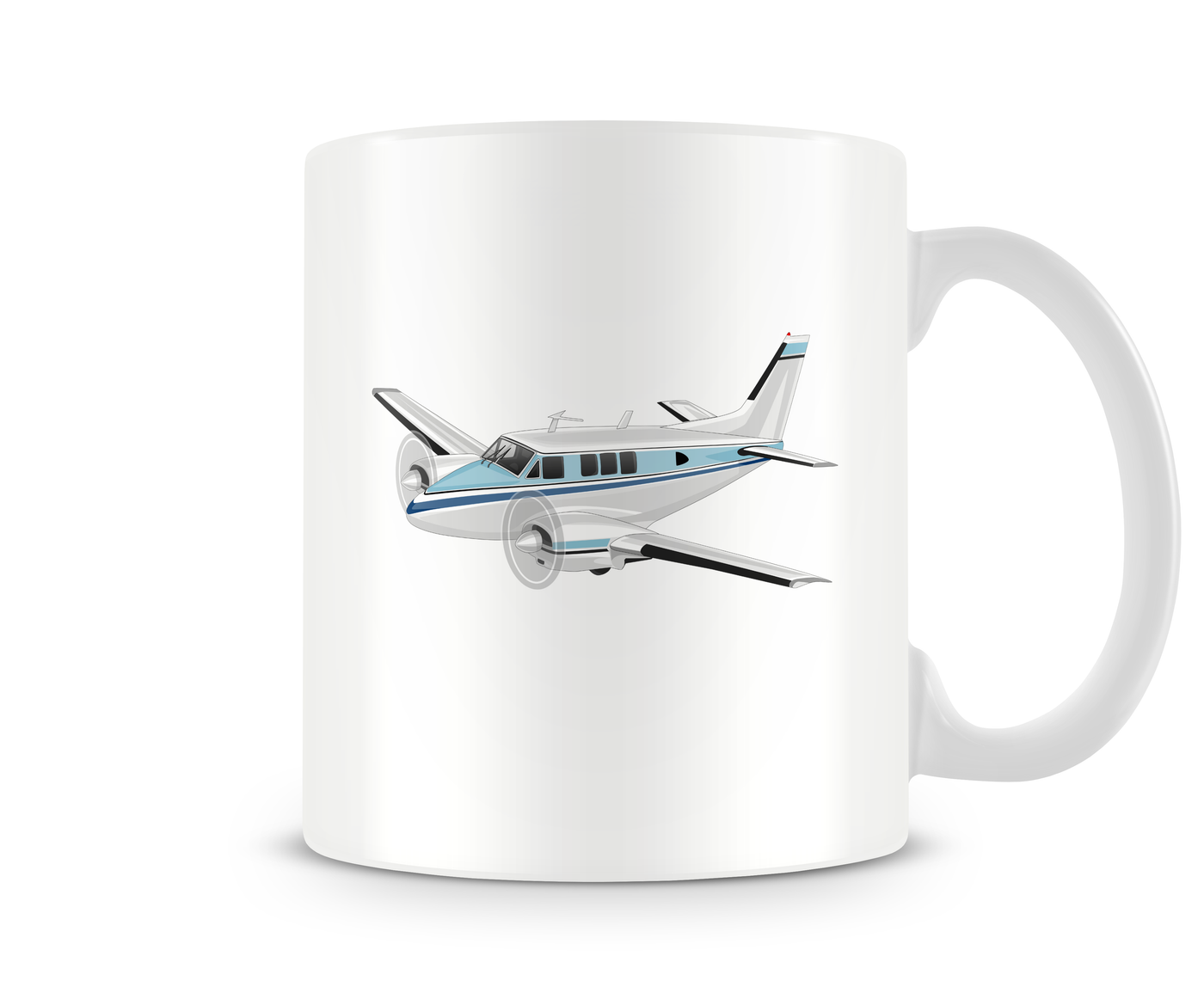 Beechcraft Queen Air Mug - Aircraft Mugs