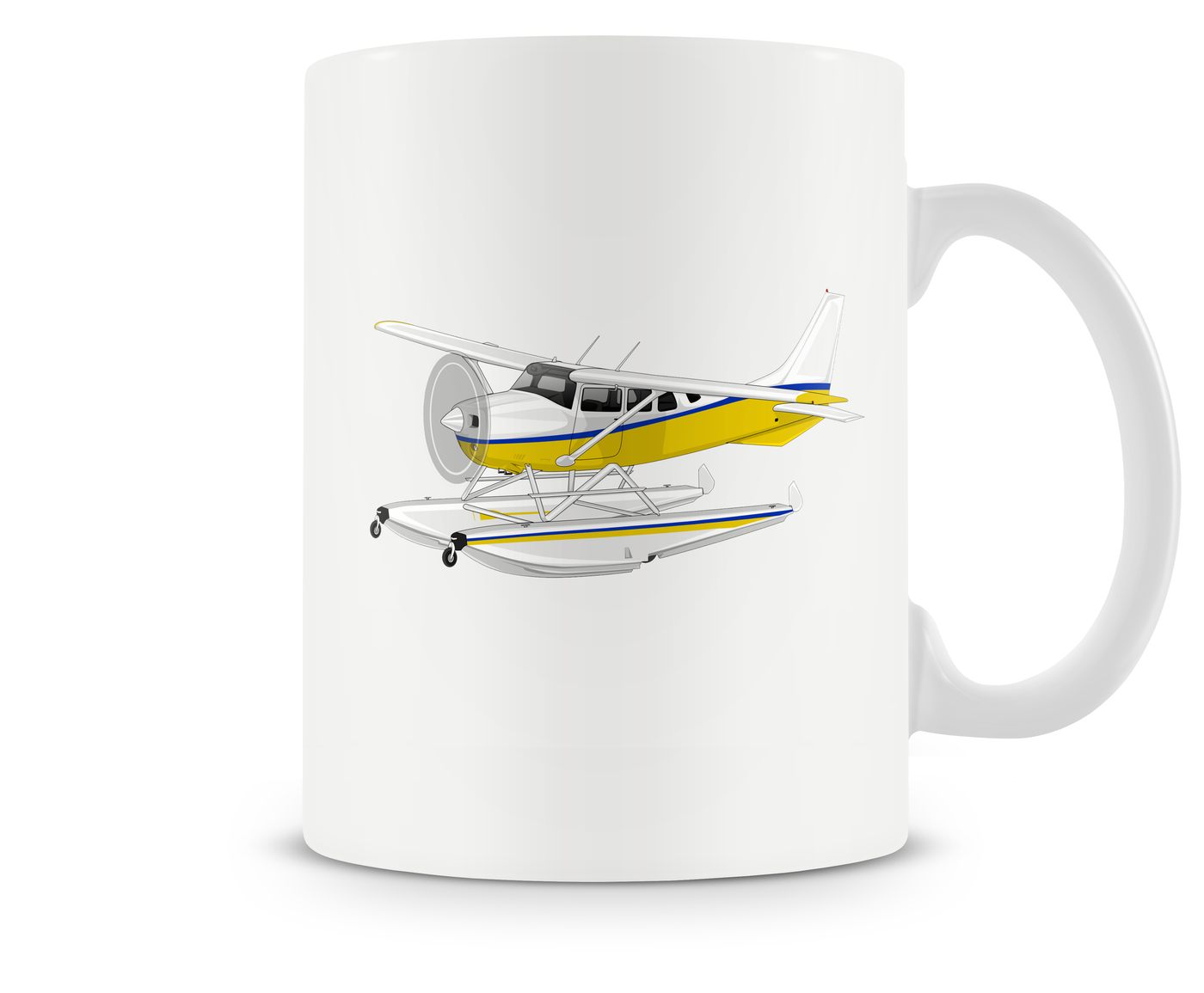 Cessna 206 Floatplane Mug - Aircraft Mugs