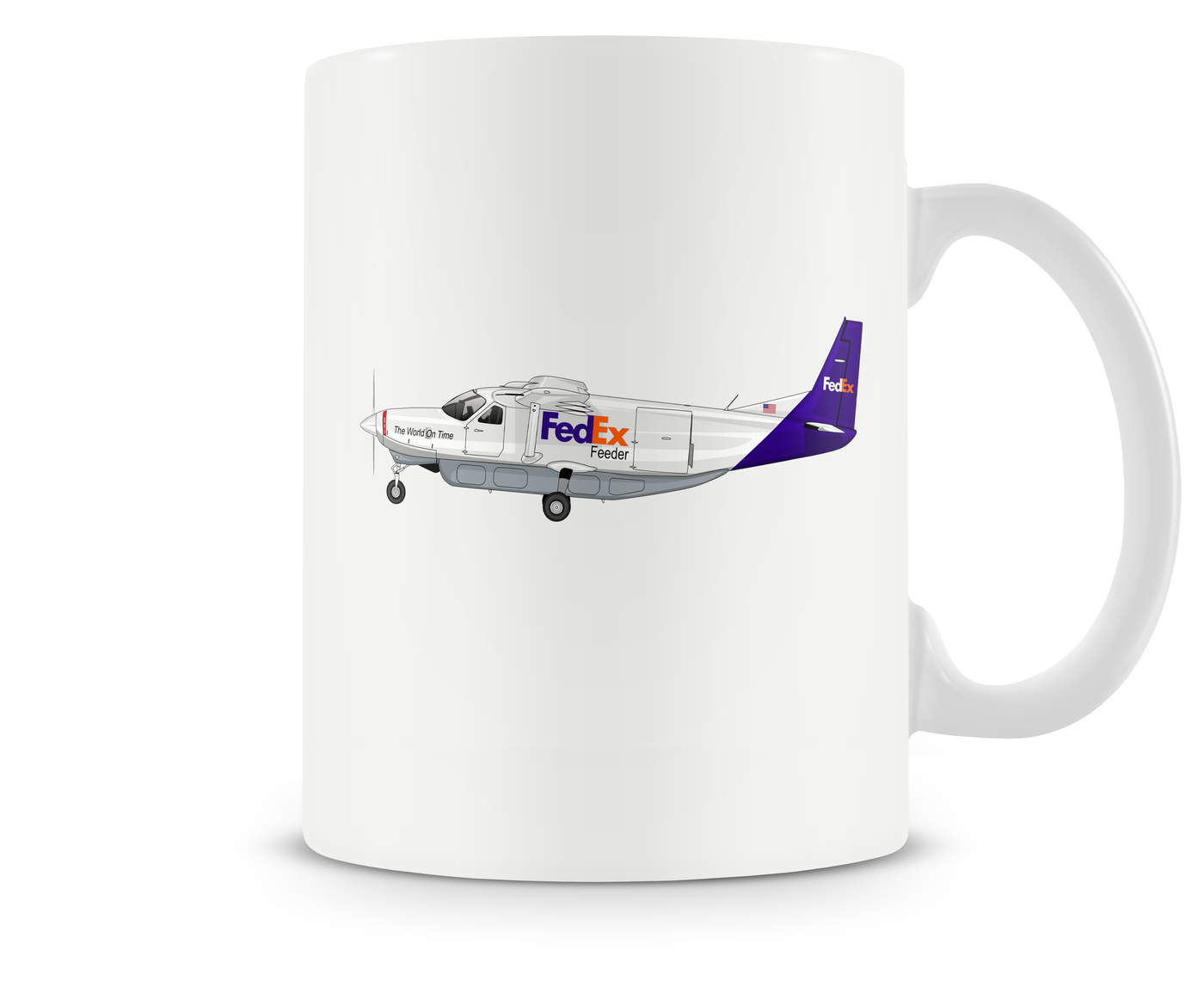 FedEx Cessna Caravan Mug 15oz