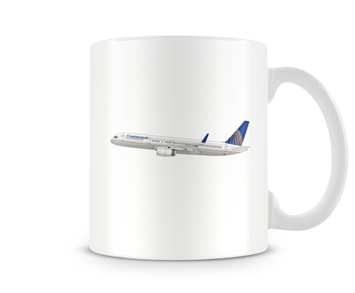 Continental Airlines Boeing 757 Mug 11oz