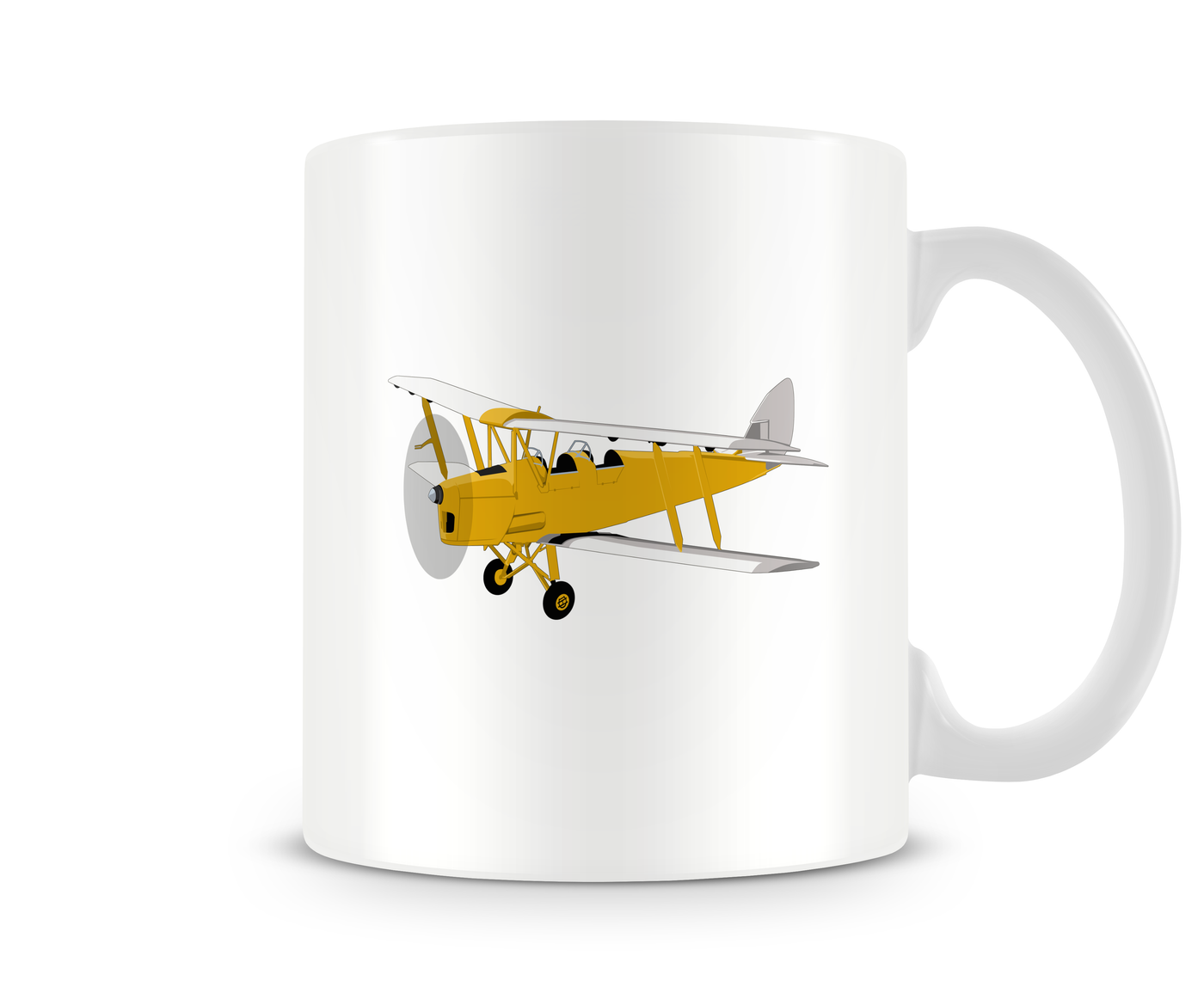 De Havilland DH82 Tiger Moth Mug - Aircraft Mugs