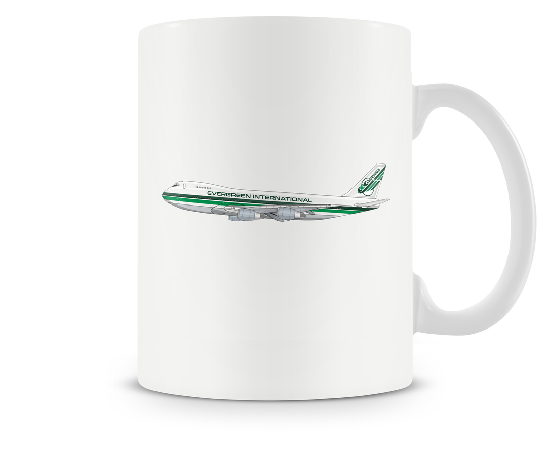 Evergreen International Boeing 747 Mug 15oz
