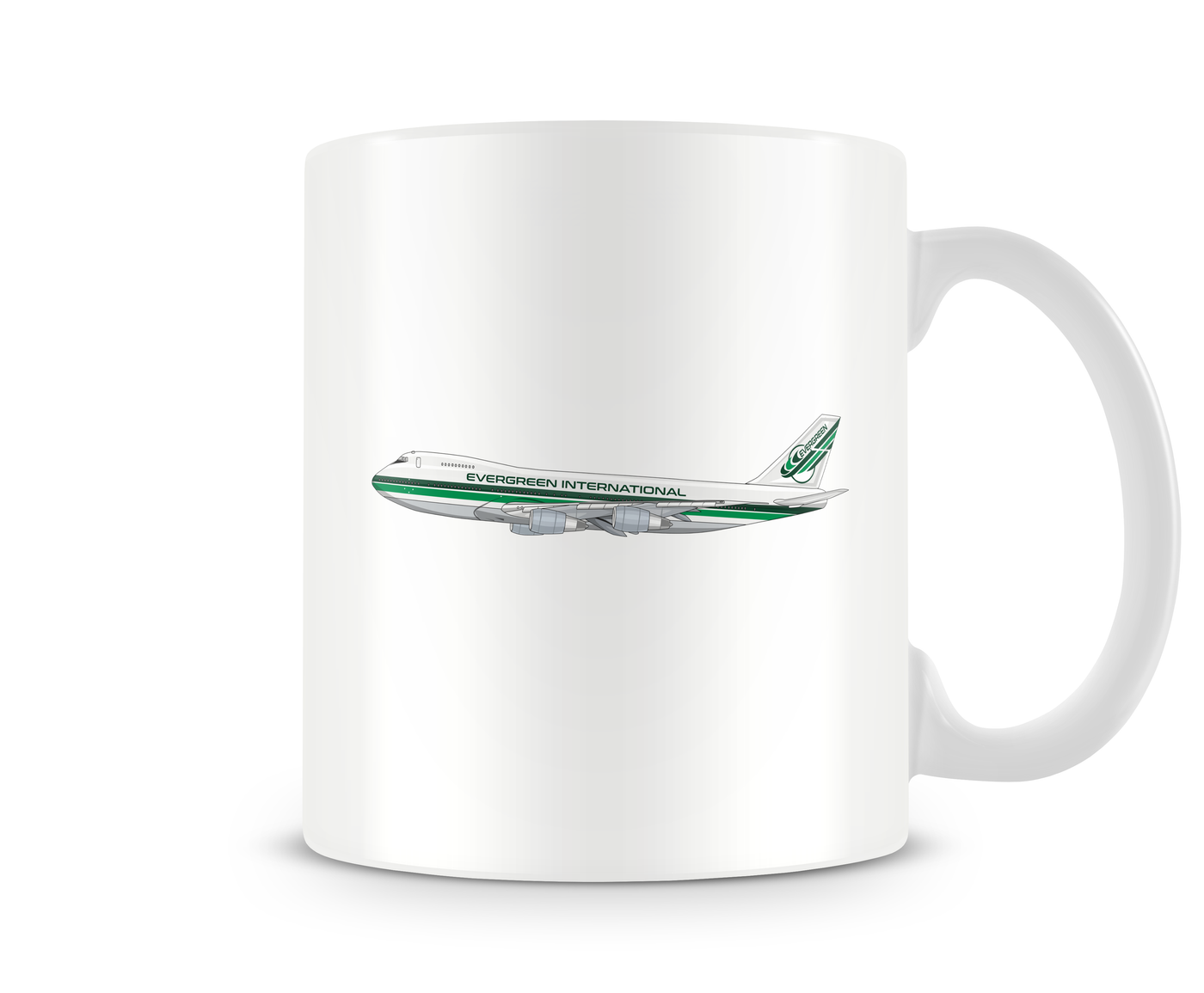 Evergreen International Boeing 747 Mug