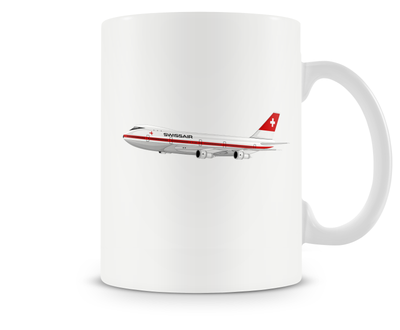 Swissair Boeing 747 Mug - Aircraft Mugs