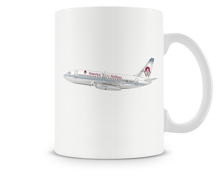 America West Boeing 737 Mug - Aircraft Mugs