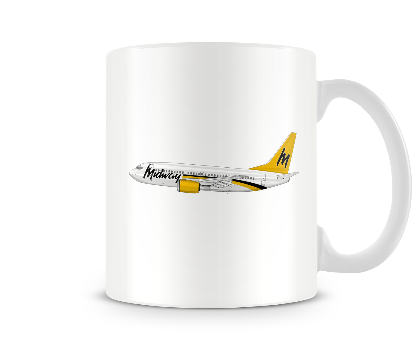 Midway Airlines Boeing 737NG Mug